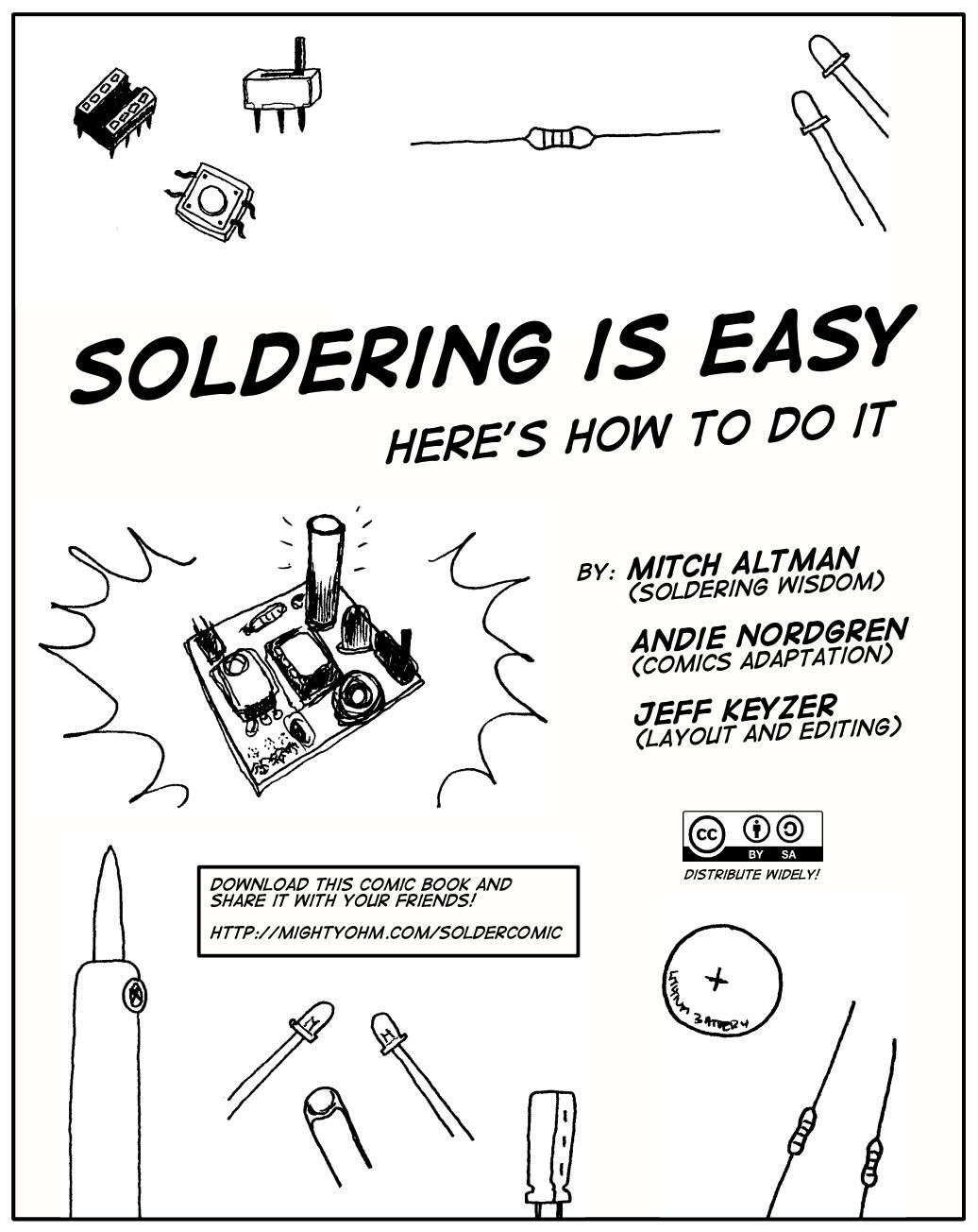 Soldering is Easy: An amazing soldering primer in comic book form | The ...