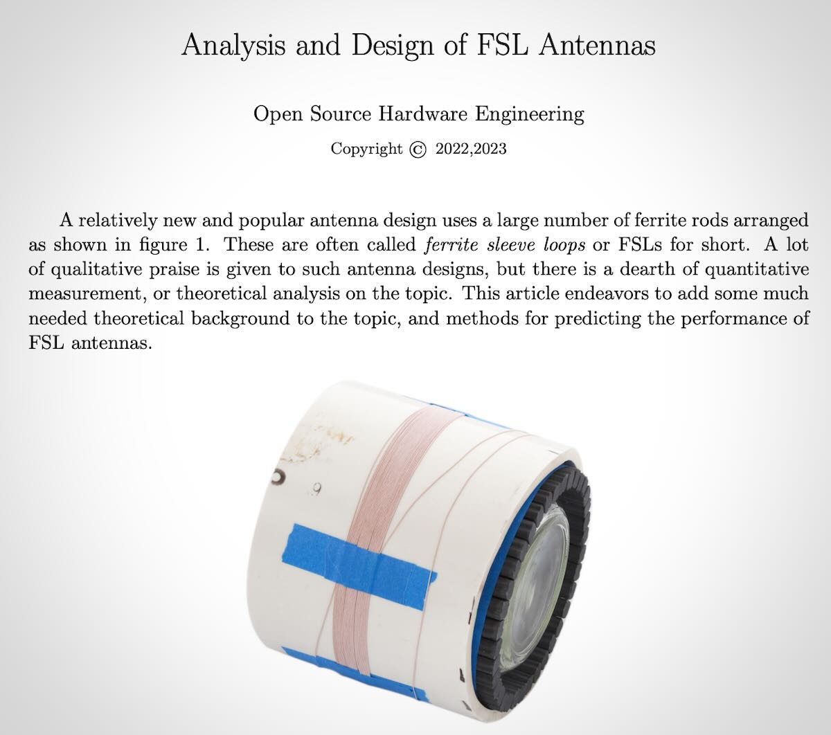 Ferrite Sleeve Loop