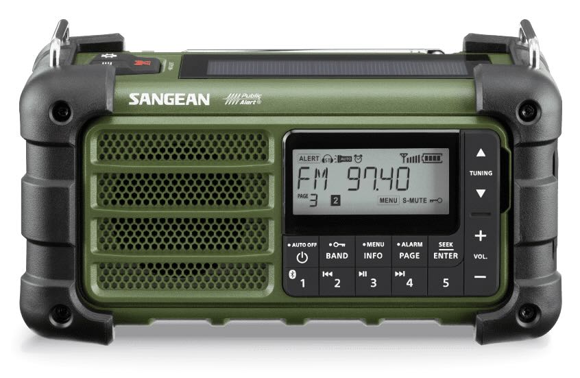 The new Sangean MMR-99 series emergency radio
