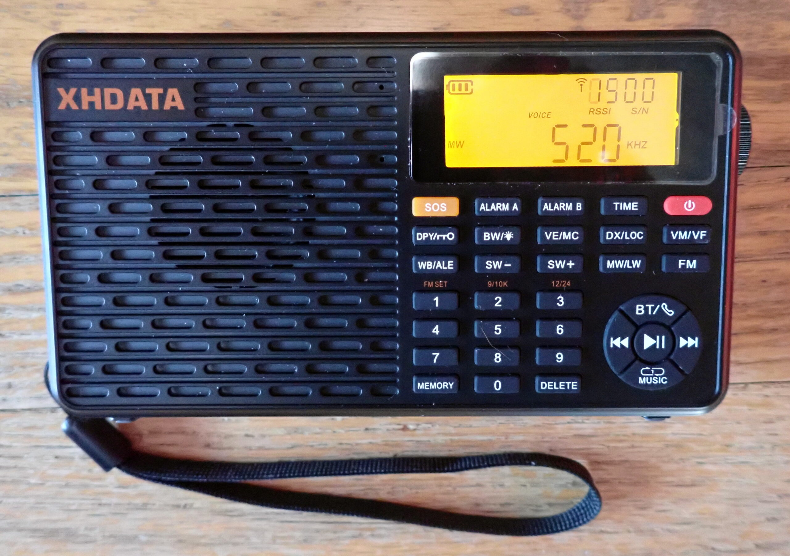 XHDATA AN-80 Shortwave Reel Antenna, FM SW External Whip Antenna