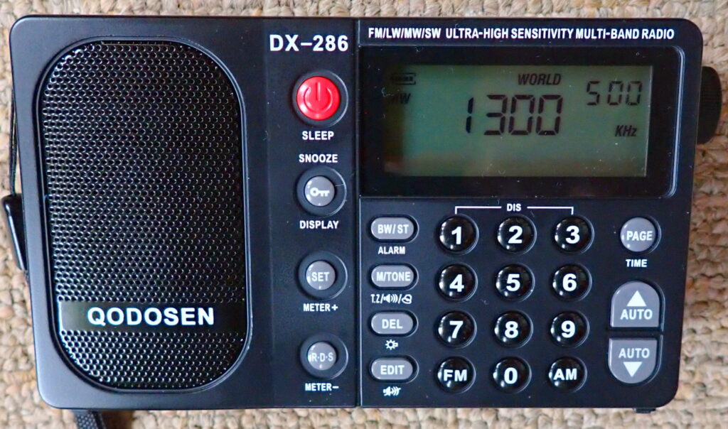 Qodosen DX-286 First Impressions | The SWLing Submit