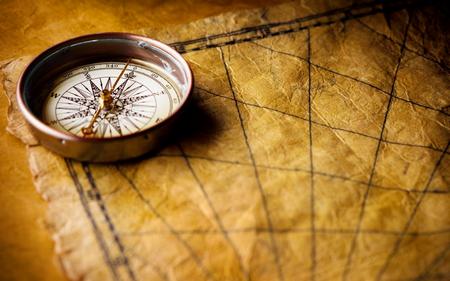 Navigation Map and Compass